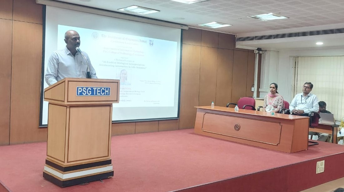 Technical Lecture on “AI-Enabled Biological Interpretation: Accelerating Innovation in Life Sciences” - 19.08.2026