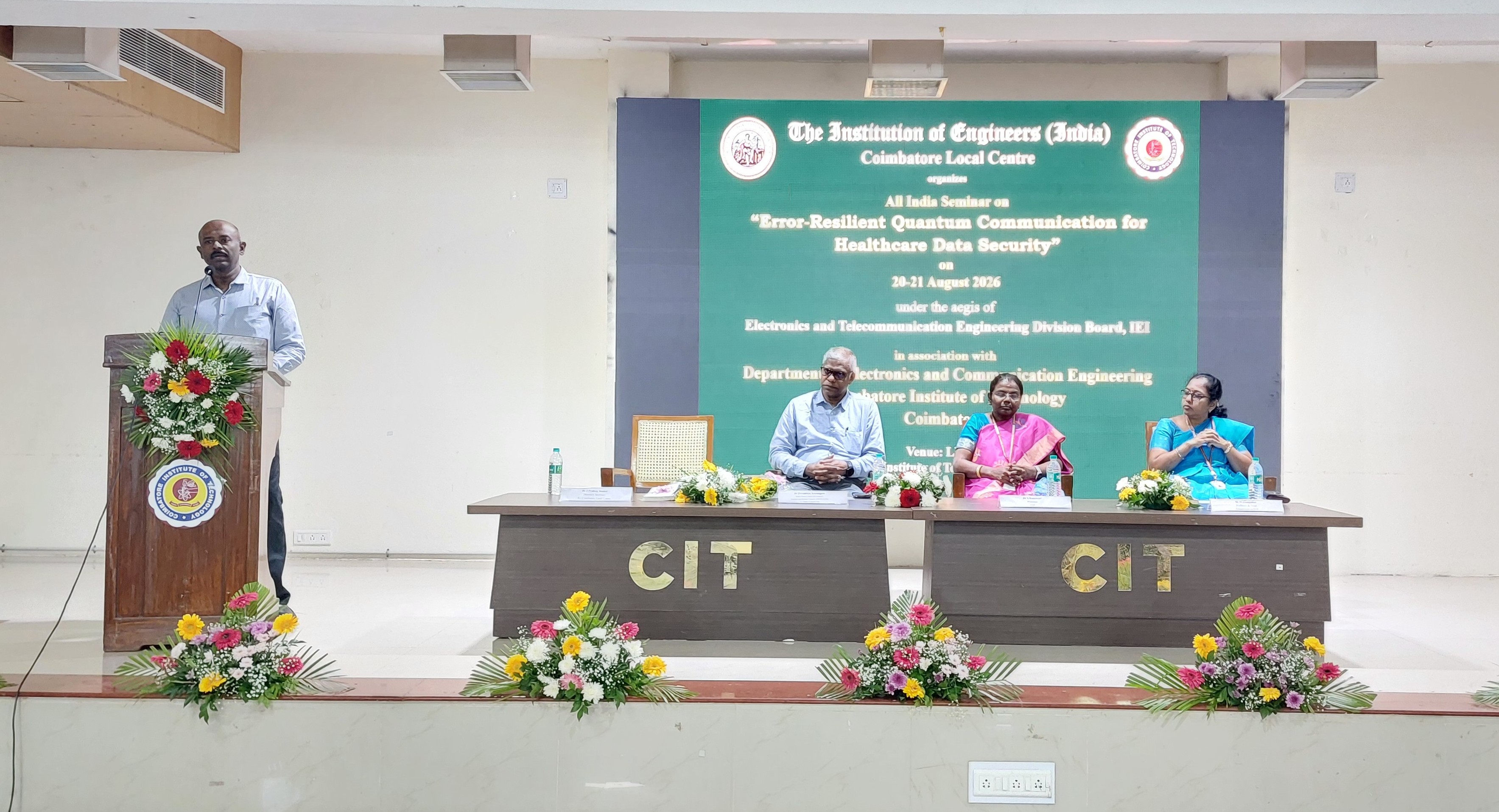 All India Seminar on "Error-Resilient Quantum Communication for Healthcare Data Security” - 20-21 August 2026