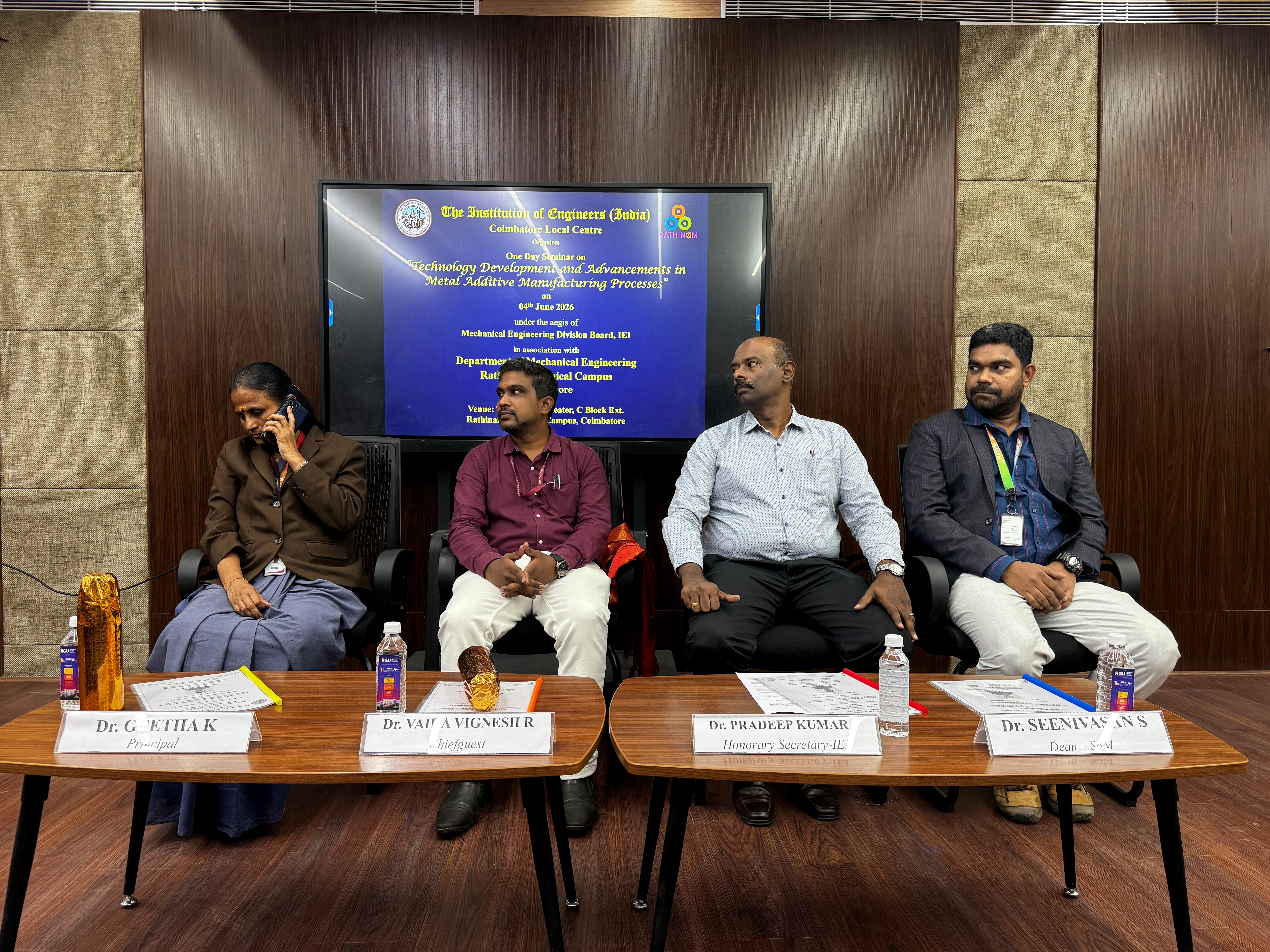 One Day Seminar on “Technology Development and Advancements in Metal Additive Manufacturing Processes” - MCDB - 04.06.2026