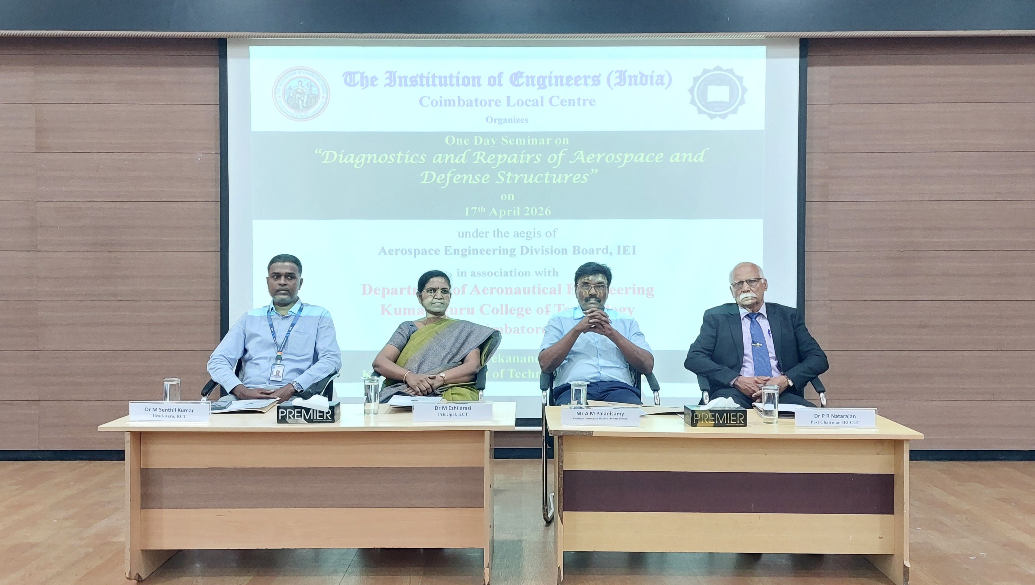 One Day Seminar  on “Diagnostics and Repairs of Aerospace and  Defense Structures” - ASDB - 17.04.2026